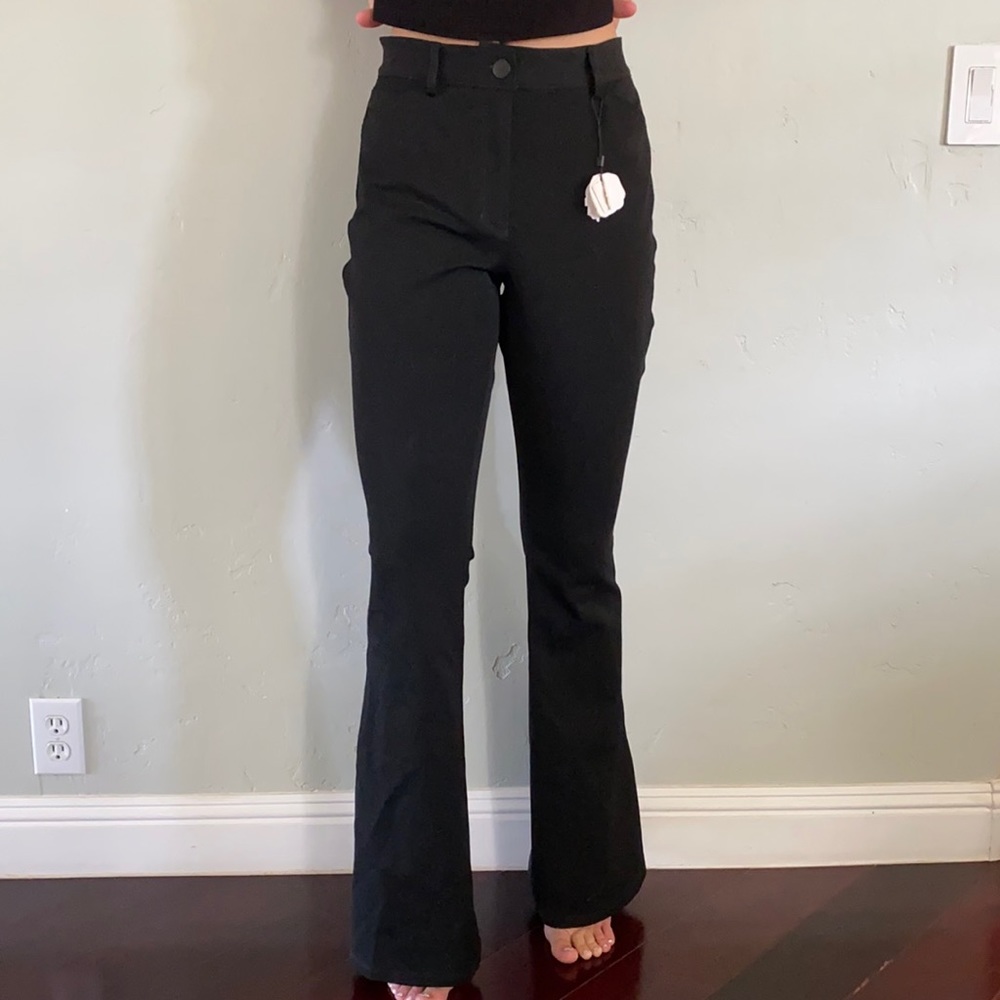 Express, Flare high rise slacks/soft denim NWOT